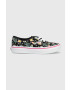 Vans Детски ниски кецове UY Authentic FLRL BLACK в черно - Pepit.bg