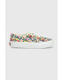 Vans Детски ниски кецове UY Authentic FLRL WHITE - Pepit.bg