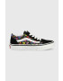 Vans Детски ниски кецове UY Old Skool FLRL BLKWH в черно - Pepit.bg