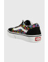 Vans Детски ниски кецове UY Old Skool FLRL BLKWH в черно - Pepit.bg
