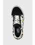 Vans Детски ниски кецове UY Old Skool FRTC BLKWH в черно - Pepit.bg