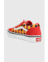 Vans Детски ниски кецове UY Old Skool GLOW MULTI в червено - Pepit.bg