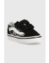 Vans Детски велурени кецове TD Old Skool V ZEBR BLACK в черно - Pepit.bg