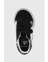 Vans Детски велурени кецове TD Old Skool V ZEBR BLACK в черно - Pepit.bg