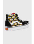 Vans Детски високи кецове в черно - Pepit.bg