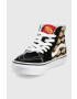 Vans Детски високи кецове в черно - Pepit.bg