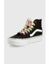 Vans Детски високи кецове в черно - Pepit.bg