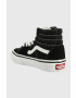 Vans Детски високи кецове UY SK8 Hi BLACK/TRUE WHIT в черно - Pepit.bg
