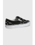 Vans Ниски кецове Ua Classic Slip-on мъжки в черно - Pepit.bg