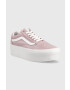 Vans Ниски кецове Old Skool Stackform в розово VN0A7Q5MBLT1 - Pepit.bg