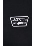 Vans Памучен суичър мъжки в черно с принт - Pepit.bg