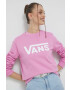 Vans Памучен суичър в лилаво с принт - Pepit.bg