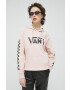 Vans Памучен суичър в черно с апликация - Pepit.bg