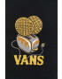 Vans Памучен суичър в черно с качулка с принт - Pepit.bg