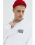 Vans Памучна блуза с дълги ръкави в бяло с принт - Pepit.bg