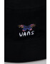 Vans Памучна капела X Ashley в черно от памук - Pepit.bg