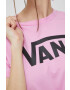 Vans Памучна тениска в лилаво - Pepit.bg