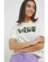 Vans Памучна тениска в бежово - Pepit.bg