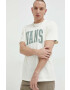 Vans Памучна тениска в бежово с принт - Pepit.bg
