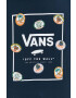 Vans Памучна тениска в тъмносиньо с принт - Pepit.bg
