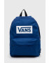 Vans Раница в синьо голям размер с принт - Pepit.bg