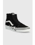 Vans Велурени кецове SK8-Hi Flame в черно VN0005UJBZW1 - Pepit.bg