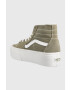 Vans Високи кецове SK8-Hi Tapered Stackform в зелено VN0A5JMKBLV1 - Pepit.bg