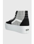 Vans Високи кецове SK8-Hi Tapered Stackform в черно VN0A5JMKMCG1 - Pepit.bg