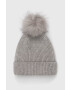 Vero Moda Шапка в сиво - Pepit.bg