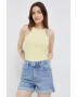 Vero Moda Топ дамски в бежово - Pepit.bg