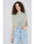 Vero Moda Топ с лен в зелено - Pepit.bg