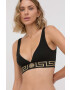 Versace Сутиен в черно с изчистен дизайн - Pepit.bg