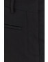 Victoria Beckham Вълнена пола в черно среднодълъг модел разкроен модел - Pepit.bg