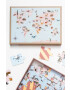 Vissevasse Пъзел World Map Animal 42 elementy - Pepit.bg