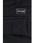 Volcom Памучен къс панталон в черно - Pepit.bg