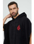 Volcom Памучна кърпа в черно - Pepit.bg