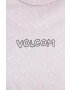 Volcom Памучна тениска в лилаво - Pepit.bg