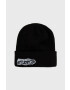 Volcom Шапка в черно с фина плетка - Pepit.bg