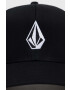 Volcom Шапка с козирка в черно с апликация - Pepit.bg