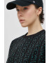 Volcom Суичър дамски в черно с десен - Pepit.bg