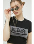 Von Dutch Тениска в черно - Pepit.bg