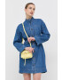 Weekend Max Mara Дънкова рокля в тъмносиньо къса със стандартна кройка - Pepit.bg