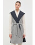 Weekend Max Mara Елек с две лица дамски в сиво преходен модел - Pepit.bg