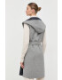 Weekend Max Mara Елек с две лица дамски в сиво преходен модел - Pepit.bg