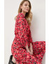 Weekend Max Mara Гащеризон в червено с овално деколте - Pepit.bg