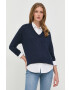 Weekend Max Mara Копринен пуловер - Pepit.bg