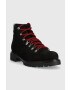 Weekend Max Mara Кожени кубинки в черно с платформа - Pepit.bg