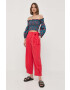 Weekend Max Mara Памучен панталон - Pepit.bg