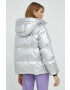 Weekend Max Mara Пухено яке в сребристо зимен модел - Pepit.bg