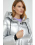Weekend Max Mara Пухено яке в сребристо зимен модел - Pepit.bg
